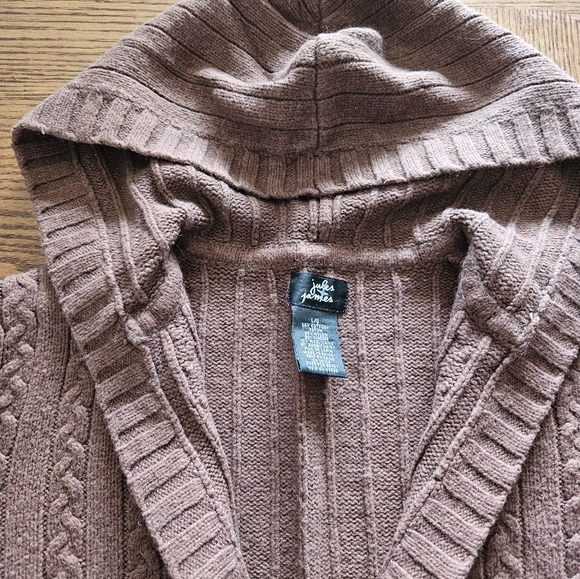 Hooded knit sweater - Picture 1 of 4